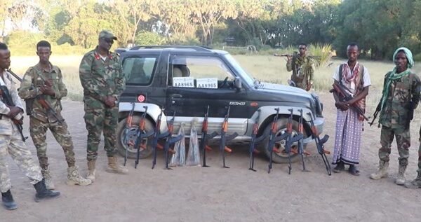 Somali national army seized weapons heading to al-Shabab in central Somali region of Hiran