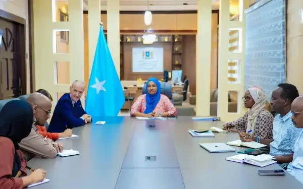 Somali family affairs and human rights minister meets UK ambassador