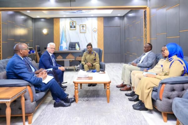 Taliyaha Ciidanka Booliiska Soomaaliya oo La Kulmay Madaxa UNDP si Looga Wada Hadlo Sugidda Amniga Doorashooyinka